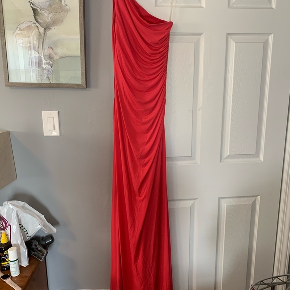 Cache Prom Dress One Shoulder - Picture 2 of 7